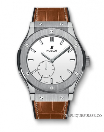 Hublot Classic Fusion Ultra-Thin Titanium blanc Shiny Dial 515.NX.2210.LR