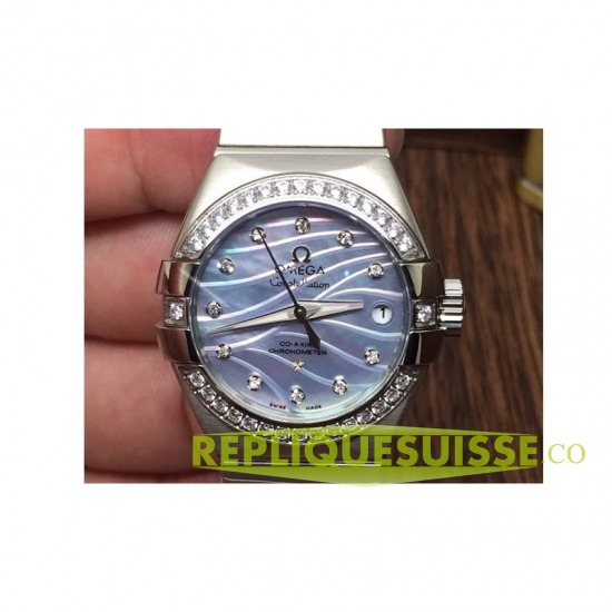 Omega Constellation Brushed Chronometer "Pluma" Montre Réplique - Cliquez sur l'image pour la fermer