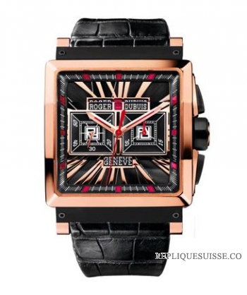 Roger Dubuis King Square Chronographe Automatique Hommes KS40-7 Montre Réplique