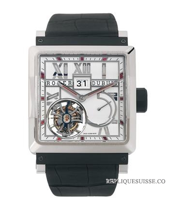 Roger Dubuis King Square Tourbillon Power Reserve Grand Date KS4 Montre Réplique