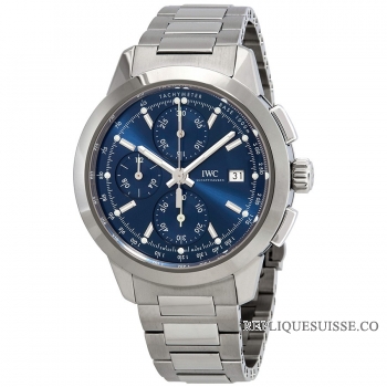 Copie Montre IWC Ingenieur Chronographe Automatique Cadran Bleu Hommes IW380802