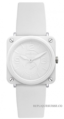 Bell & Ross BR S blanc CERAMIC PHANTOM blanc Ceramic Quartz 39mm Ladies Montre Réplique