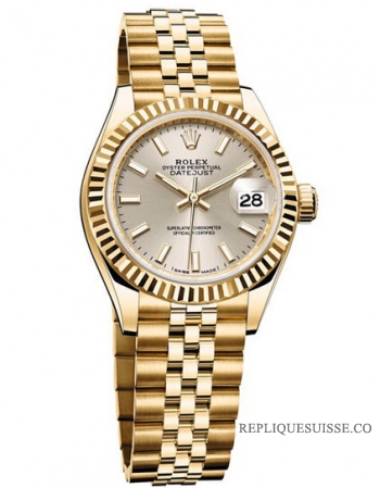 Rolex Lady Datejust 28 279178 Yellow Gold Montre Réplique