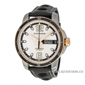 Chopard G.P.M.H Snailed Gris Dial noir Cuir 168568-9001