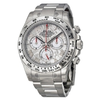 Réplique Rolex Cosmograph Daytona Meteorite Roman Cadran Oyster Bracelet 18k Montre En Or Blanc 116509MTAO