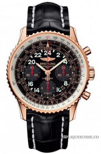 Copie Montre Breitling Navitimer Cosmonaute Rose Or RB0210B5/BC19/743P/R20BA.1