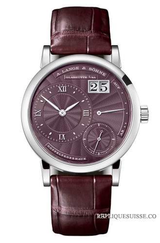 Copie Montre A. Lange & Sohne Kleine Lange 1 Or blanc/violet 181.039