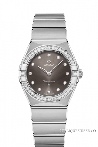 les diamants en acier OMEGA Constellation 131.15.28.60.56.001