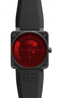 Bell & Ross BR 01 rouge RADAR Automatique 46mm des hommes Montre Réplique