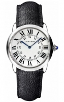 Cartier Ronde Solo cadran en opaline claire argentee pour dames WSRN0019 Montres Copie