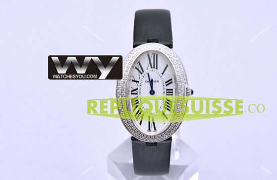 Cartier Baignoire Diamant Or Dames WB509731 Montre Réplique - Cliquez sur l'image pour la fermer