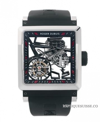 Roger Dubuis King Square Tourbillon Skeleton KS40-02SQ-71-00/S90 Montre Réplique