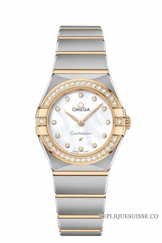 OMEGA Constellation Acier or jaune Diamants 131.25.25.60.55.002