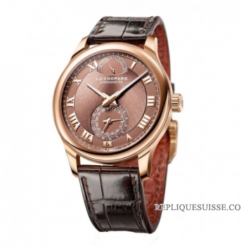 Chopard L.U.C Quattro 18k Or rose Sunburst Finish Dial 161926-5003