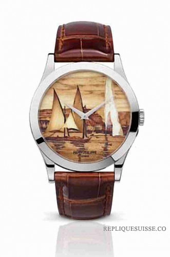 Patek Philippe Calatrava Lakeside Scenes Montre Réplique