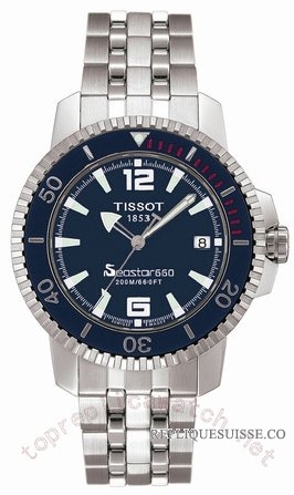 Tissot Diver Seastar acier noir Hommes T19.1.481.42 Montre Réplique