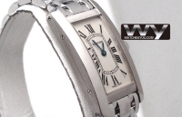 Cartier Tank American Blanc Or Dames W26019L1 Montre Réplique