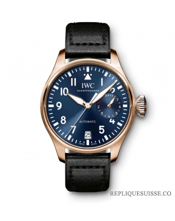 Réplique Piece unique IWC Big Pilot avec gravure speciale IW500923