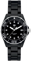 Copie Montre Tag Heuer Aquaracer Diamant Noir Cadran Mesdames WAY1397.BH0743