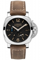 Copie Montre Panerai Luminor 1950 3 Jours GMT Reserve de Marche Automatique Acciaio 44mm PAM01537