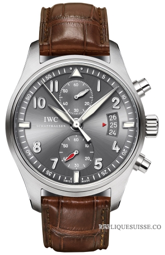 IWC Montre d\'Aviateur Spitfire Chronographe Montre Homme IW387802