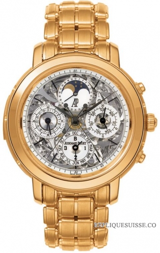 Audemars Piguet Jules Audemars Grande Complication Hommes 26023OR.OO.1138PT.01 Montre Réplique