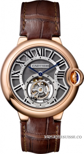 Ballon Bleu de Cartier En volant Tourbillon montre Réplique W6920104