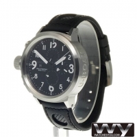 U-Boat Flightdeck 50 Round noir Dial Oversized des hommes Montre Réplique