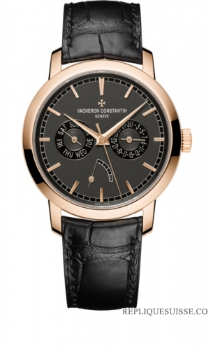 Copie Montre Vacheron Constantin Traditionnelle jour-date et reserve de marche Reference 85290/000R-B405