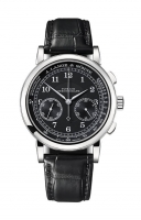 Copie Montre A. Lange & Sohne 1815 Chronographe Or Blanc/Noir/Pulsometre 414.028