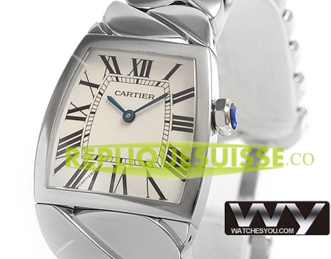 Cartier Dona Inoxydable acier Dames W660022I Montre Réplique - Cliquez sur l'image pour la fermer