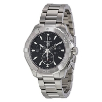 TAG Heuer Réplique Aquaracer Chronographe Automatique Noir Dial Acier inoxydable CAY2110.BA0927