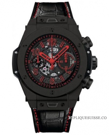 Hublot Big Bang Unico All Noir Red Montre Réplique