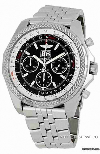 Breitling Bentley 6.75 noir Dial A4436212-B959SS Montre Réplique