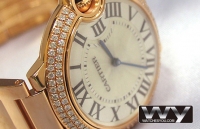 Cartier Ballon Bleu Diamants Rose Or Midsize WE9005Z3 Montre Réplique