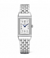 Copie Montre Jaeger-LeCoultre Reverso One Acier Inoxydable/Diamant/Blanc/Bracelet 3288120