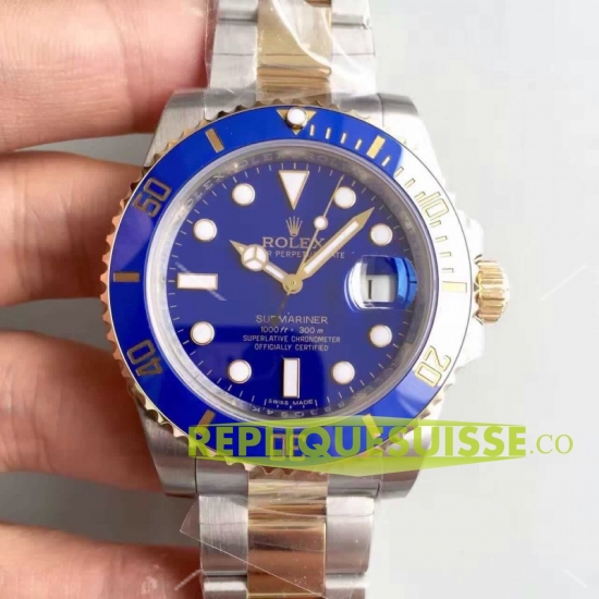 Réplique Rolex Submariner acier et or bleu Dial 116613LB - Cliquez sur l'image pour la fermer
