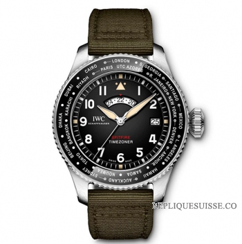 Réplique IWC Pilot\'s Timezoner Spitfire Edition Le vol le plus long