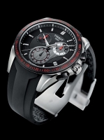 Tissot Veloci-T acier noir Rubber Strap T024.417.27.051.00 Hommes Montre Réplique