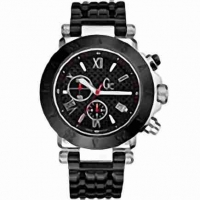 Guess GC Collection Gents noir Coated Inoxydable acier 46500G1 Montre Réplique