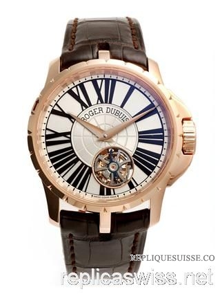 Roger Dubuis Excalibur Tourbillon Minute Repeater Hommes EX4 Montre Réplique