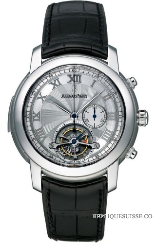 Audemars Piguet Jules Audemars Tourbillon Chronographe Minute Repeater 26050PT.OO.D002CR.01 Montre Réplique