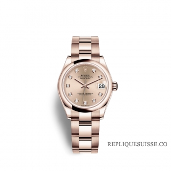 Rolex Datejust 31 or Everose 18 ct M278245-0029 couleur Ros