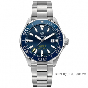 TAG Heuer Réplique Aquaracer Bleu Dial Acier inoxydable WAY201B.BA0927