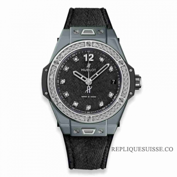 Copie Montre Hublot Big Bang One Cliquez Italia Independant Velours Gris Fonce 39mm 465.FX.277F.NR.1204.ITI18