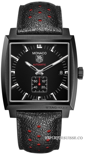 TAG Heuer Monaco Calibre 6 Automatique Full Black 37 mm WW2119.FC6338