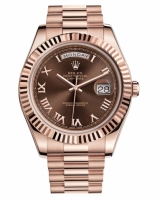 Réplique Rolex Day Date II President Pink or Brown cadran 218235 BRRP Mon 218235 BRRP