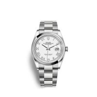 Rolex Datejust 36 Oystersteel M126200-0008 cadran blanc