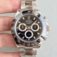 Réplique Rolex Cosmograph Daytona 116500 noir Dial Oyster de acier inoxidable