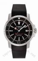 Tissot Diver Seastar acier noir Rubber Automatique Hommes T19 Montre Réplique